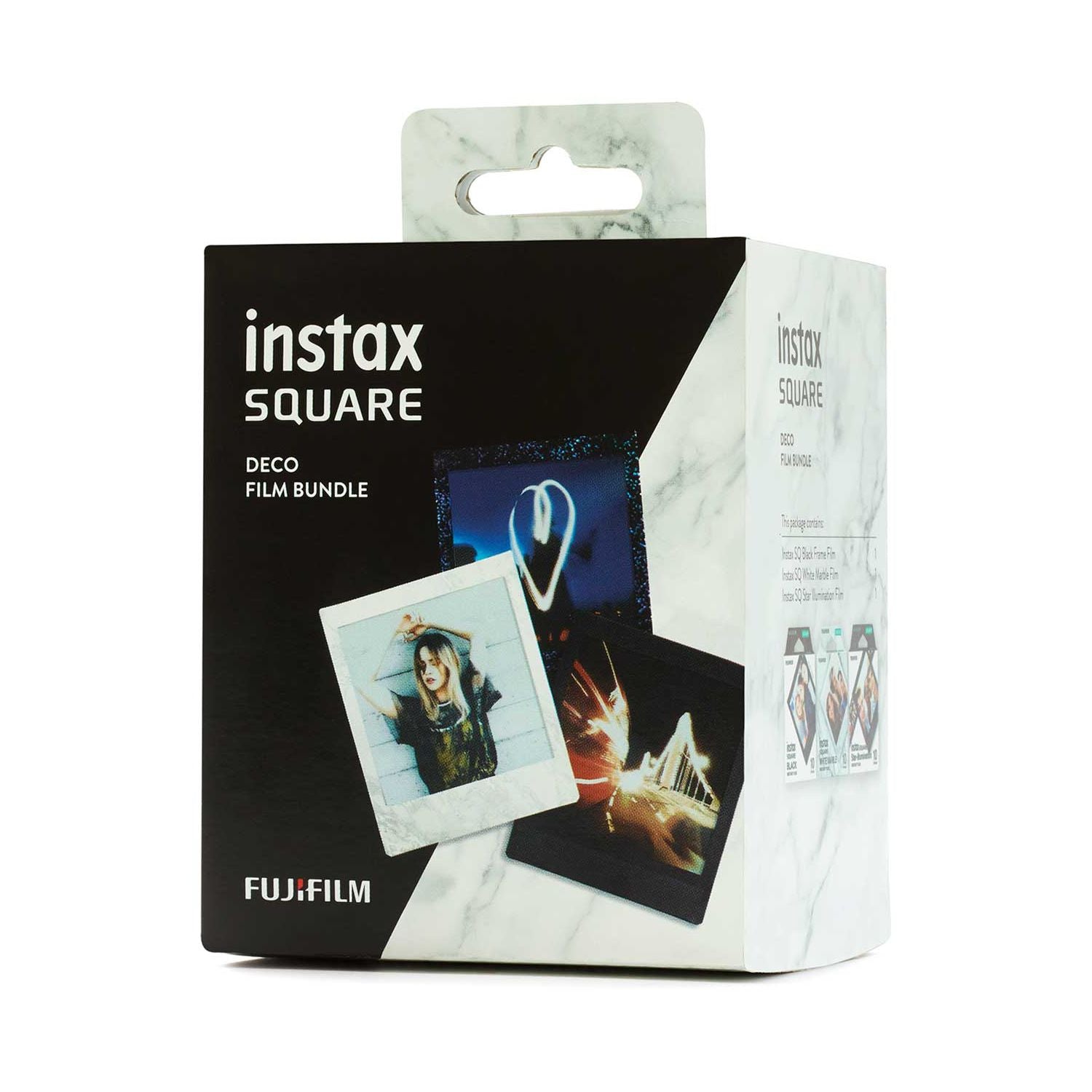 Instax instant film bundle 30 shots three frame designs (British brand)