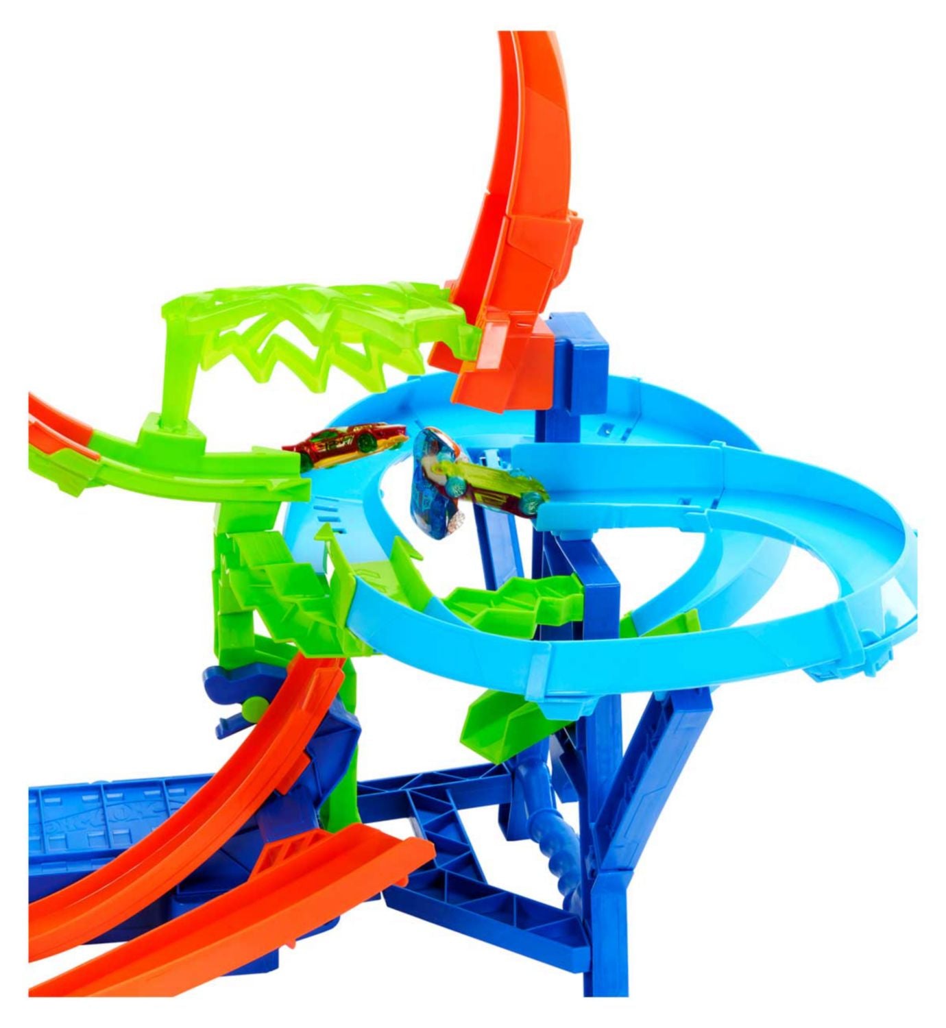 Mattel Hot Wheels Mid-Air Crash stunt track playset - British product