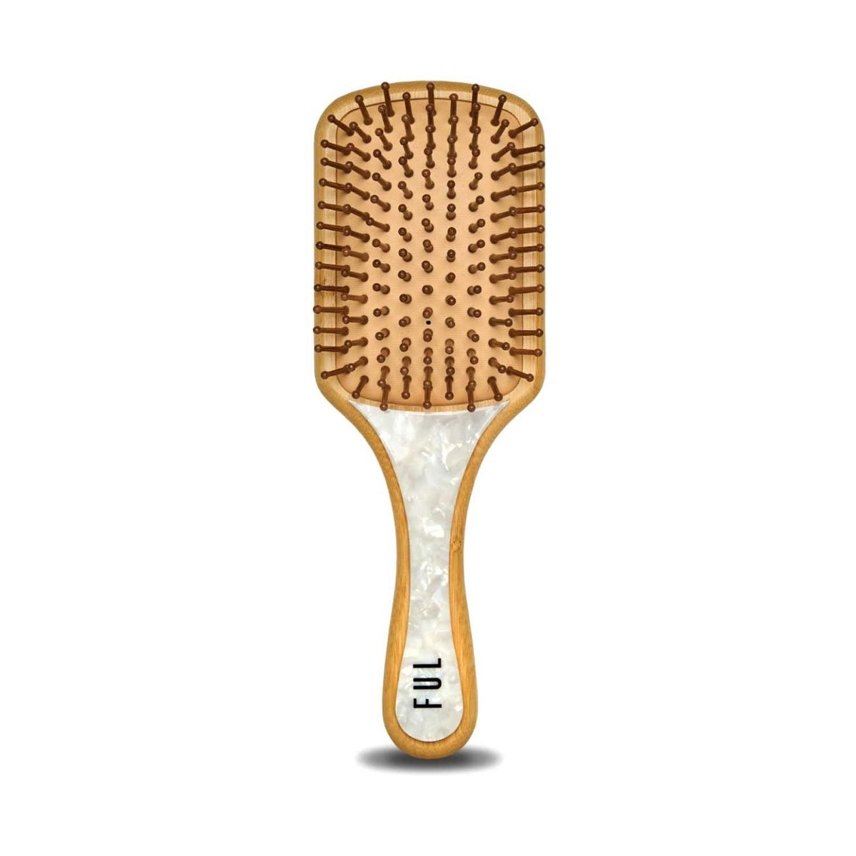 FUL bamboo hair brush with natural bristles, UK version