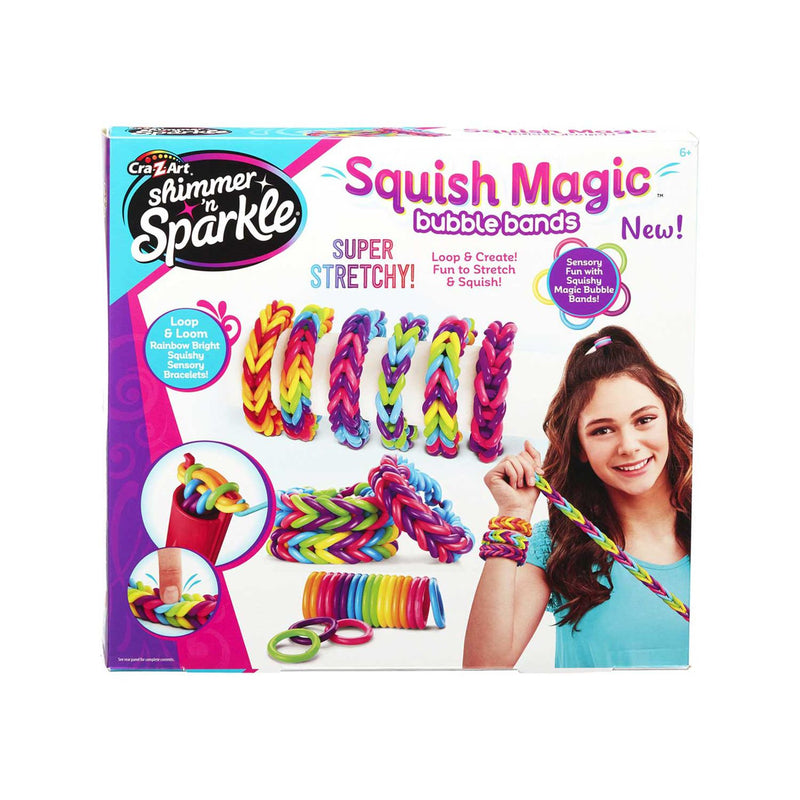 Character Options bubble band bracelet kit Shimmer N Spark Squish Magic (British brand)