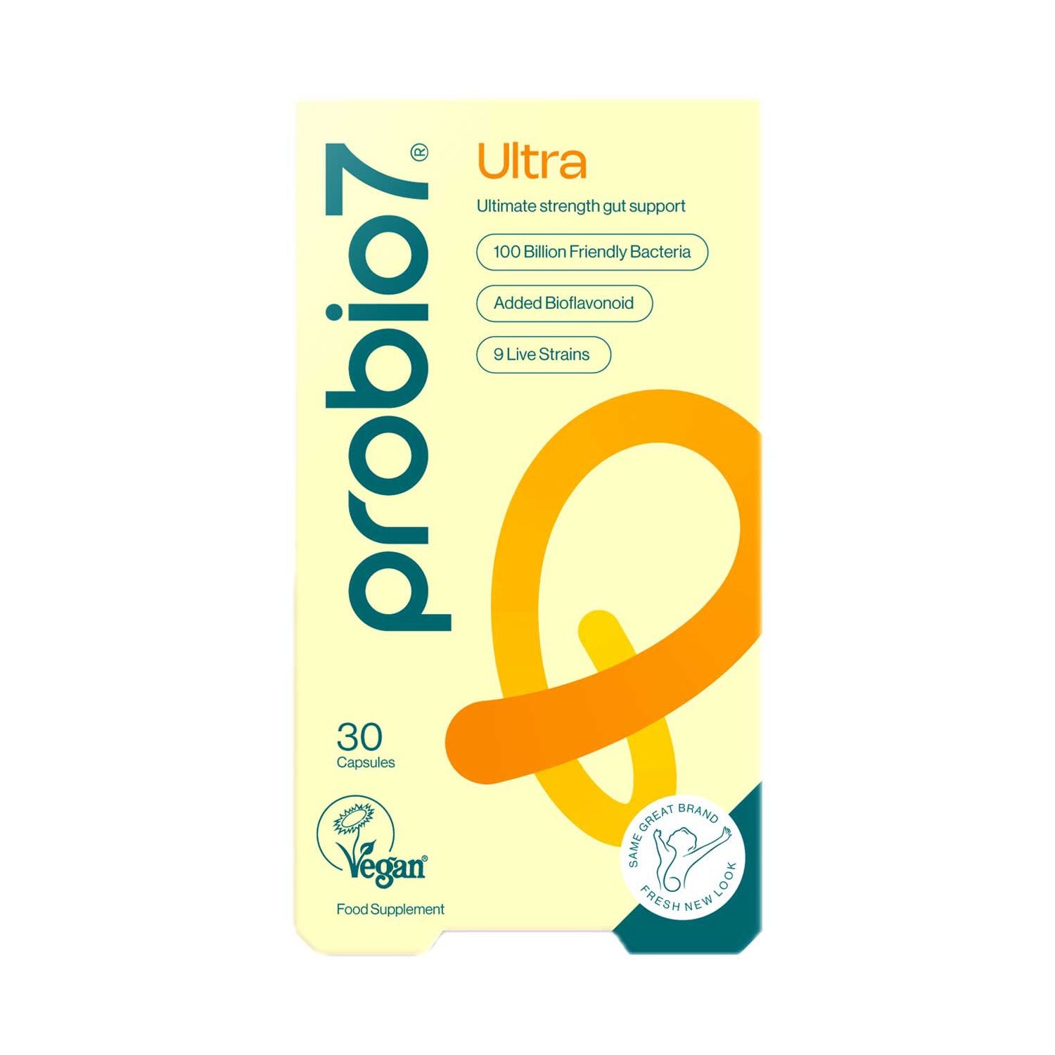 Probio7 Ultra probiotic supplement 30 capsules (British brand)
