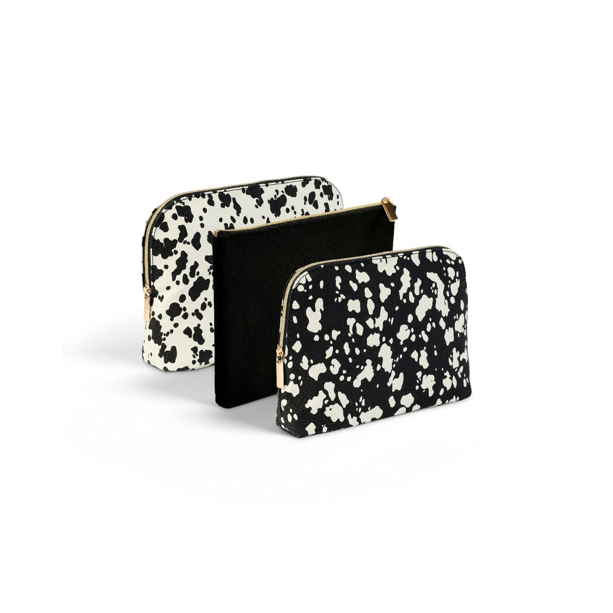 Boots dotty wash bag trio of 3 sizes, imported from the UK