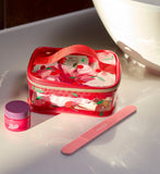 Boots Cherry Vanity Washbag compact toiletries bag - British product