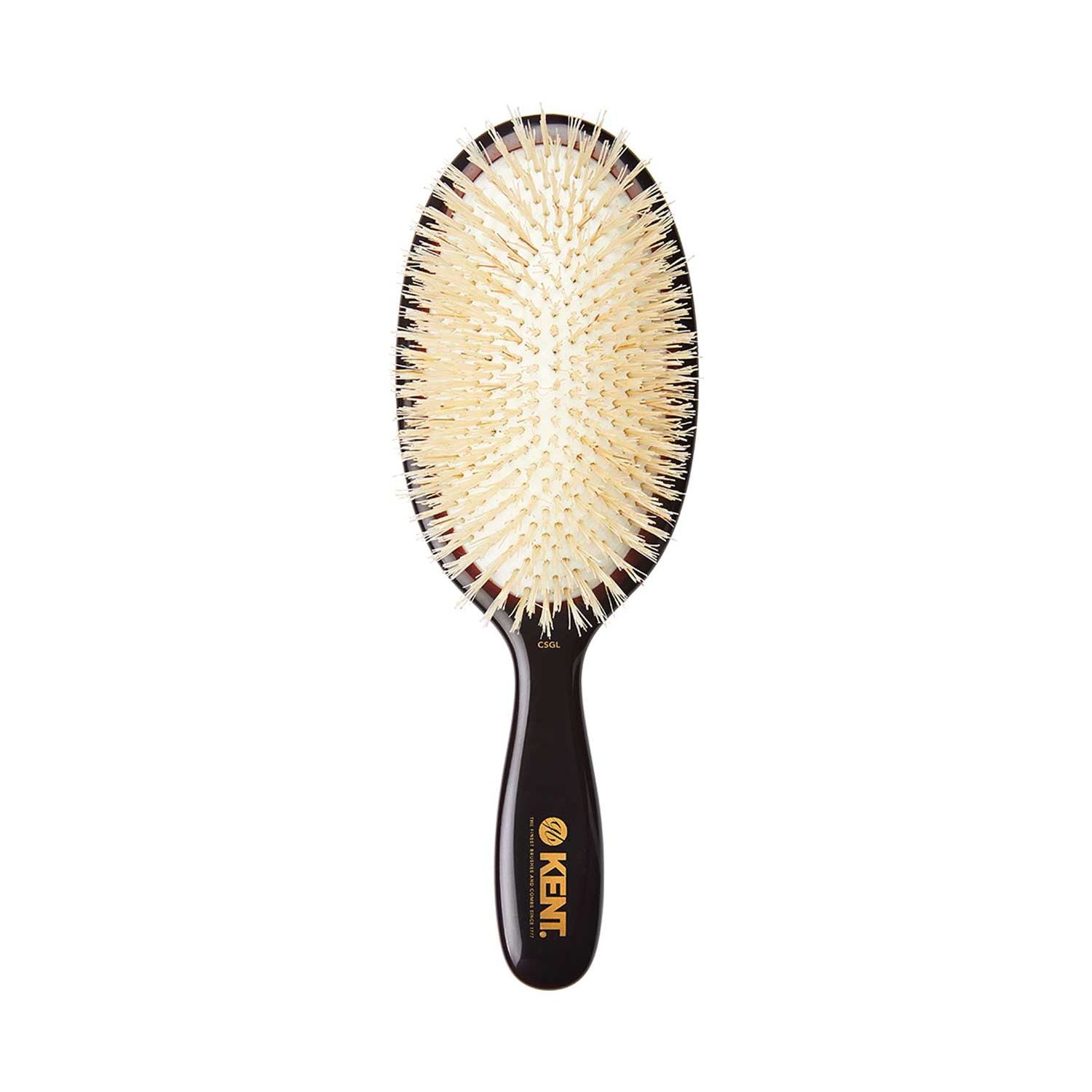 Kent Brushes Classic Shine large pure bristle hairbrush, UK version