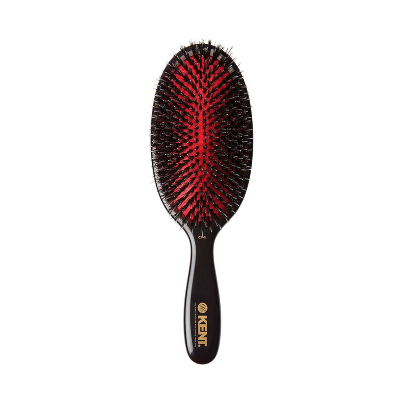 Kent Brushes Classic Shine large mixed bristle hairbrush - British product