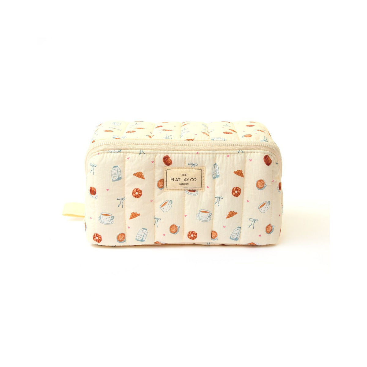 The Flat Lay Co Marshmallow makeup box bag (British brand)