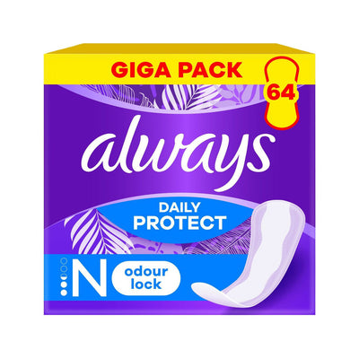 Boots Always Daily Protect Normal Panty Liners, 64 Count- Buy online at McGrocer