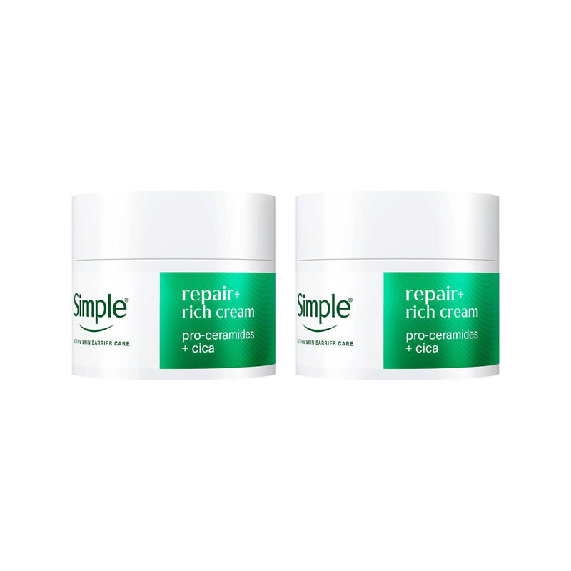 Simple Repair+ Rich Cream moisturiser 50ml, imported from the UK