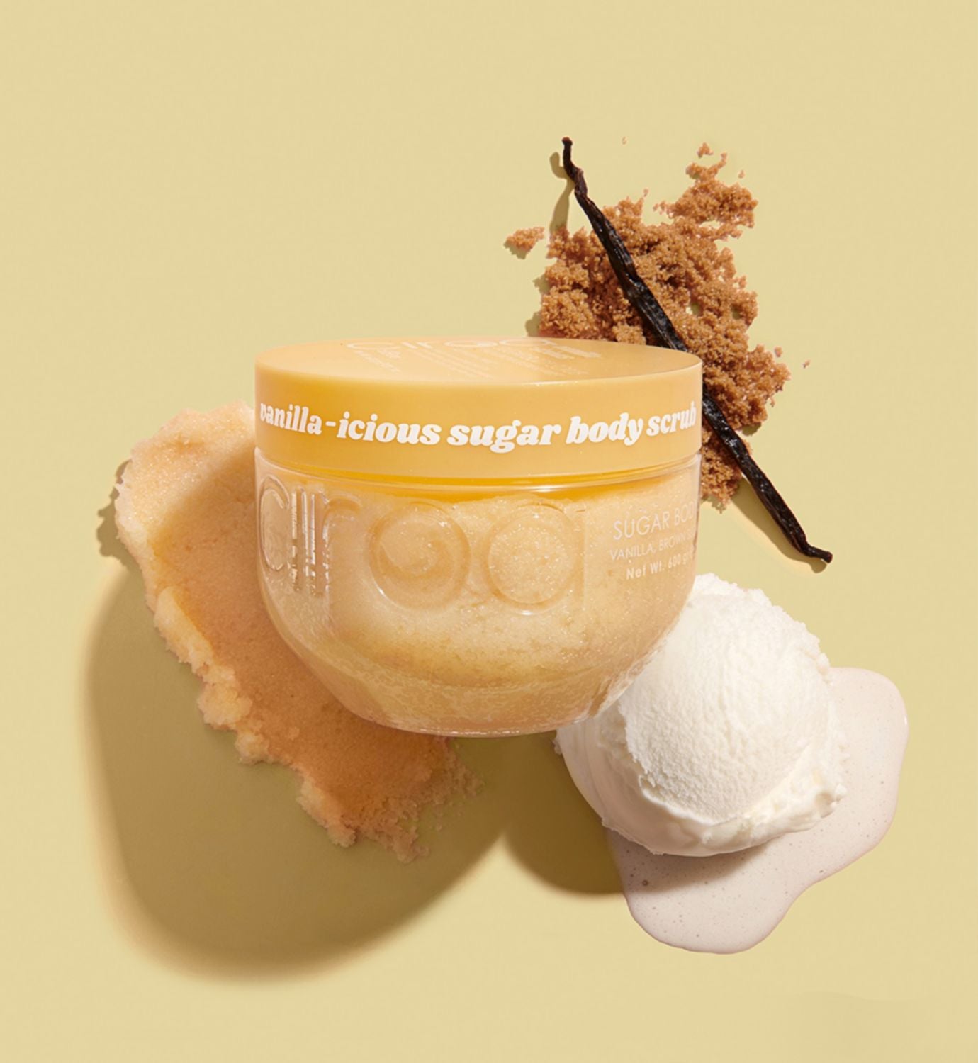 Ciroa Vanilla-icious Body Scrub 350g, imported from the UK