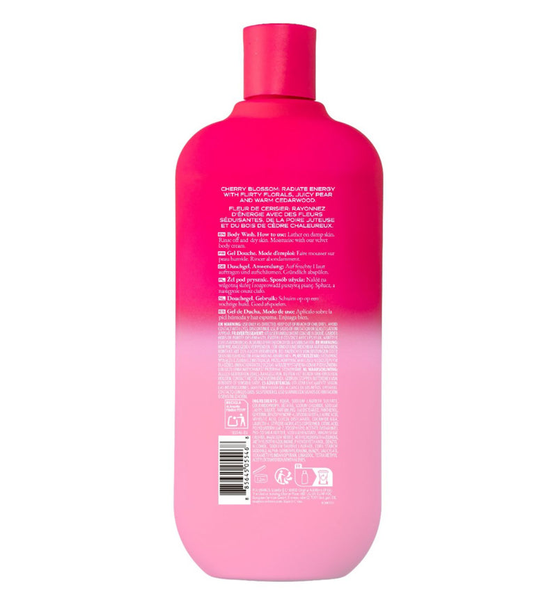 Bodycology cherry blossom body wash 473ml, UK version