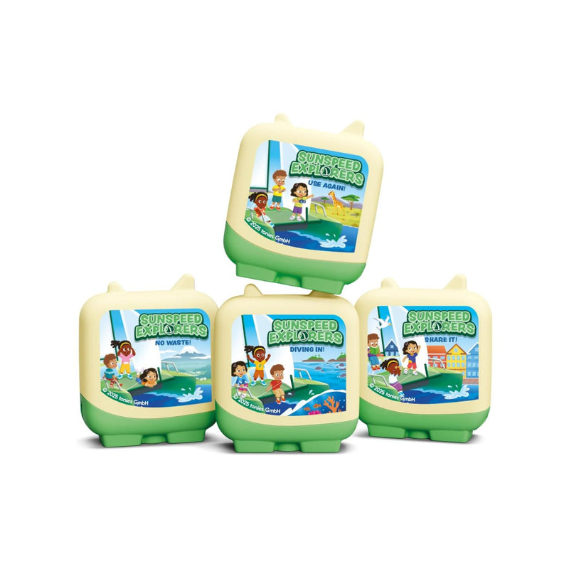 Tonies Sunspeed Explorers 4pk Clever Tonie audio toy, imported from the UK