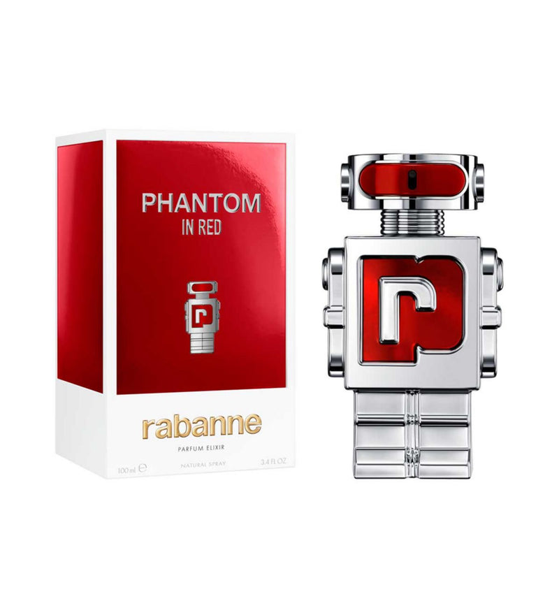 Rabanne Phantom In Red Parfum Elixir 100ml, imported from the UK