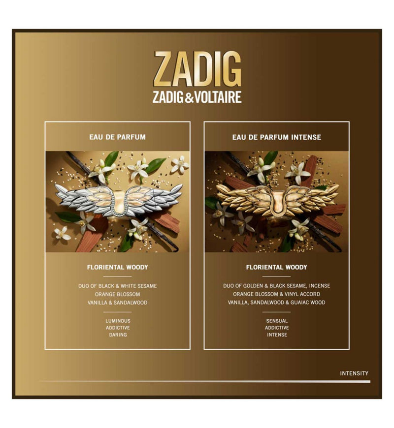 Zadig & Voltaire perfume ZADIG L'INTENSE 30ml, UK version