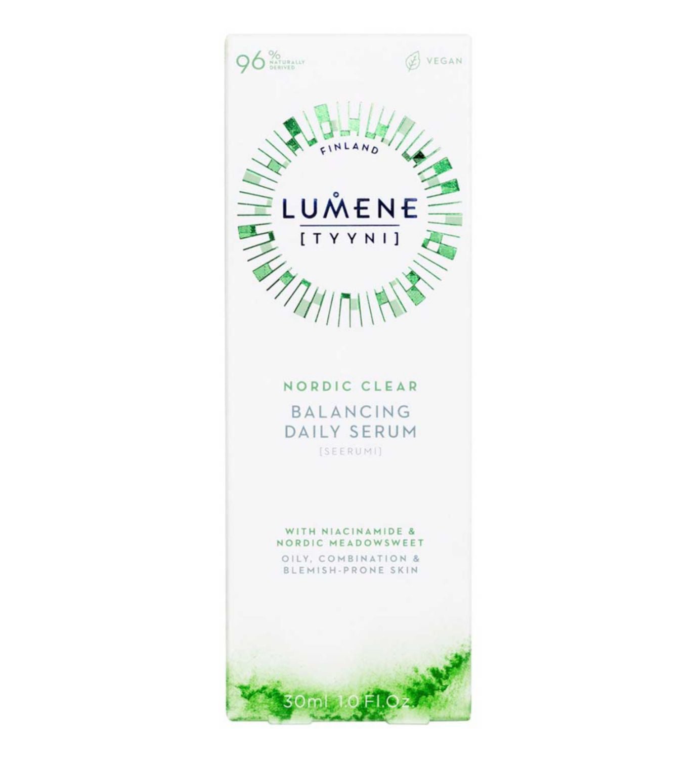 LUMENE Balancing Daily Serum with Niacinamide & Zinc 30ml, UK version