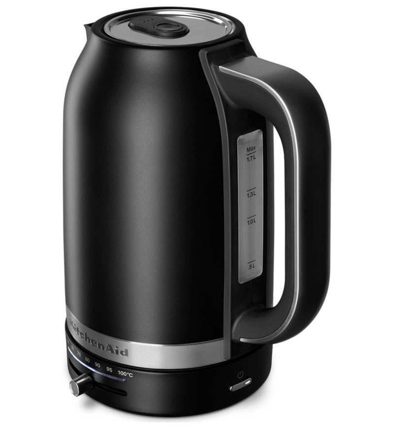 KitchenAid matte black 1.7L kettle - British product