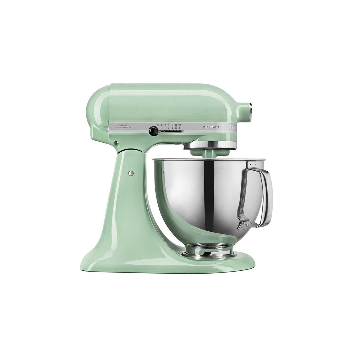 KitchenAid Artisan 4.8L stand mixer pistachio, UK version