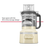 KitchenAid food processor Almond Cream 3.1L, imported from the UK