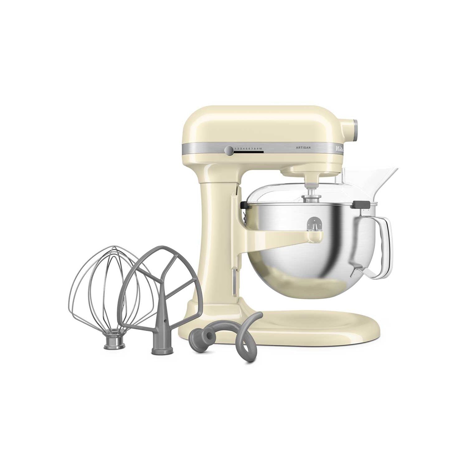 KitchenAid stand mixer 5.6L almond cream, imported from the UK