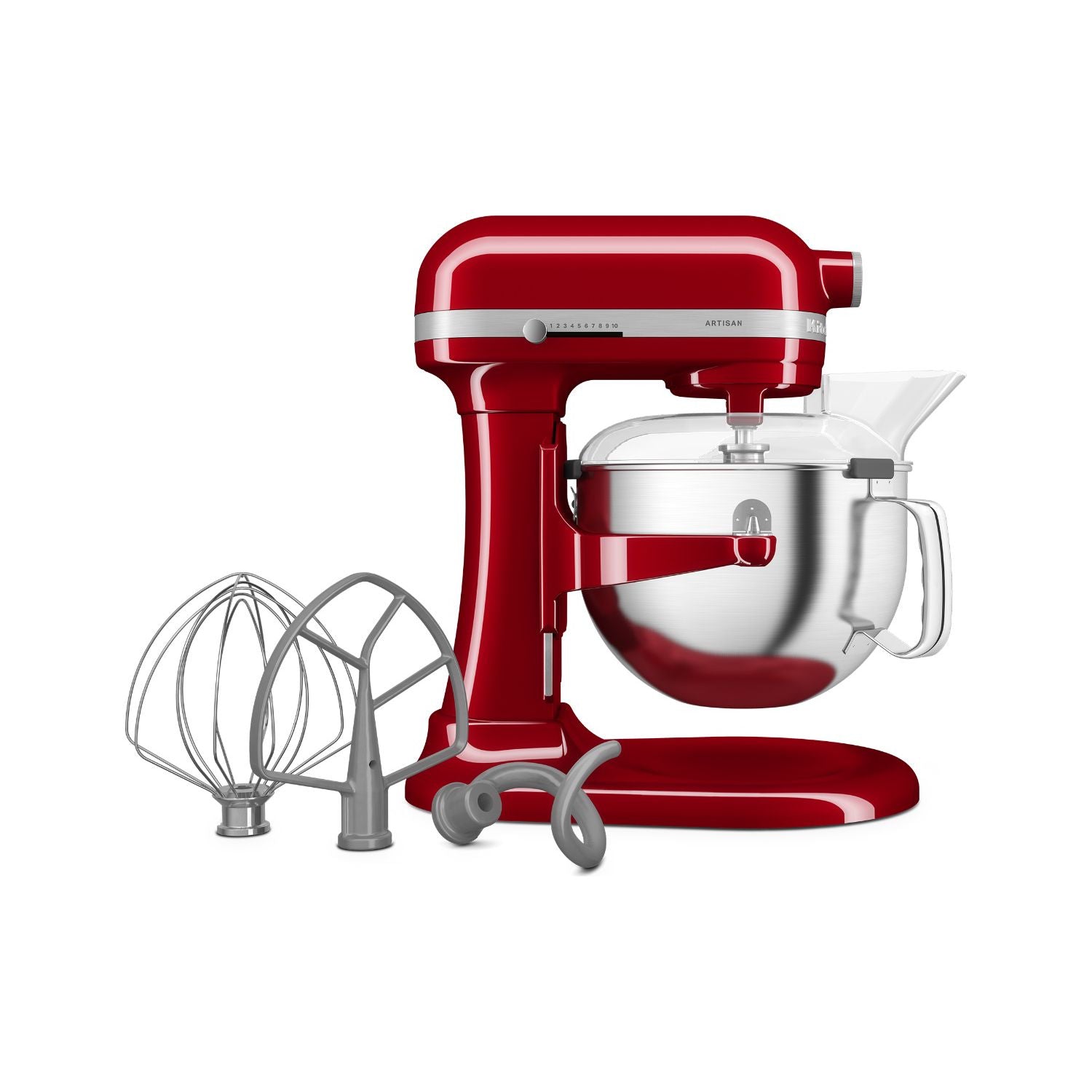 KitchenAid Empire Red bowl lift stand mixer 5.6L, imported from the UK
