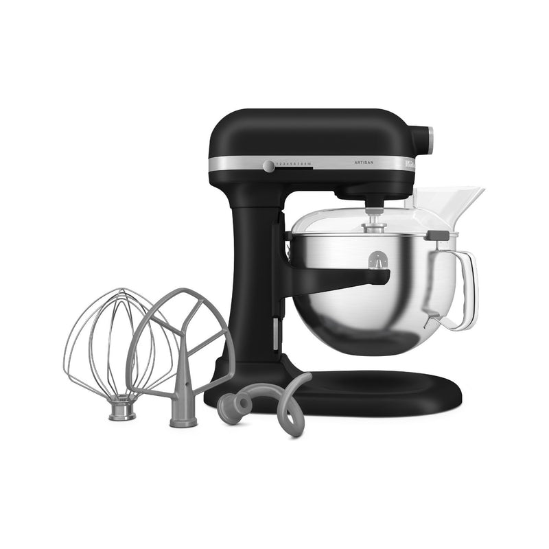 KitchenAid 5.6L bowl lift stand mixer matte black, imported from the UK