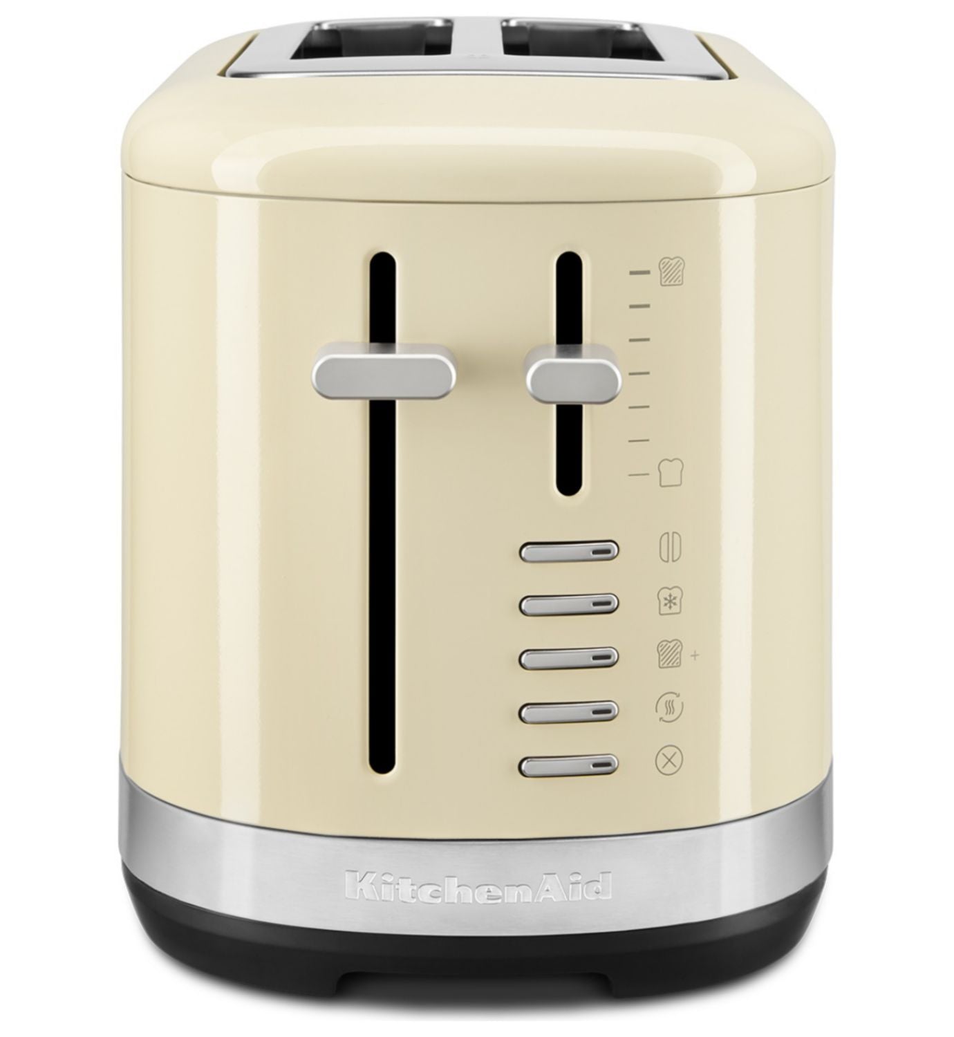KitchenAid Manual Control 2 Slice Toaster in Almond Cream - British product