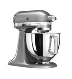 KitchenAid 125 Artisan stand mixer in Contour Silver - British product
