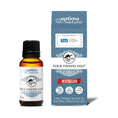 Boots Optima Natura Four Thieves Oils Aromatherapy Essential Oil Blend 20ml- Buy online at McGrocer