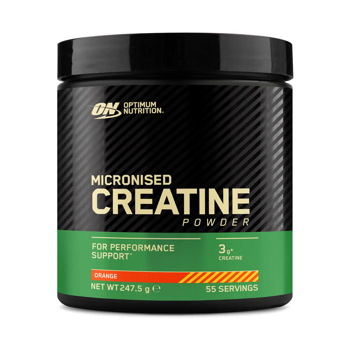 Optimum Nutrition creatine monohydrate powder Orange 247.5g (British brand)