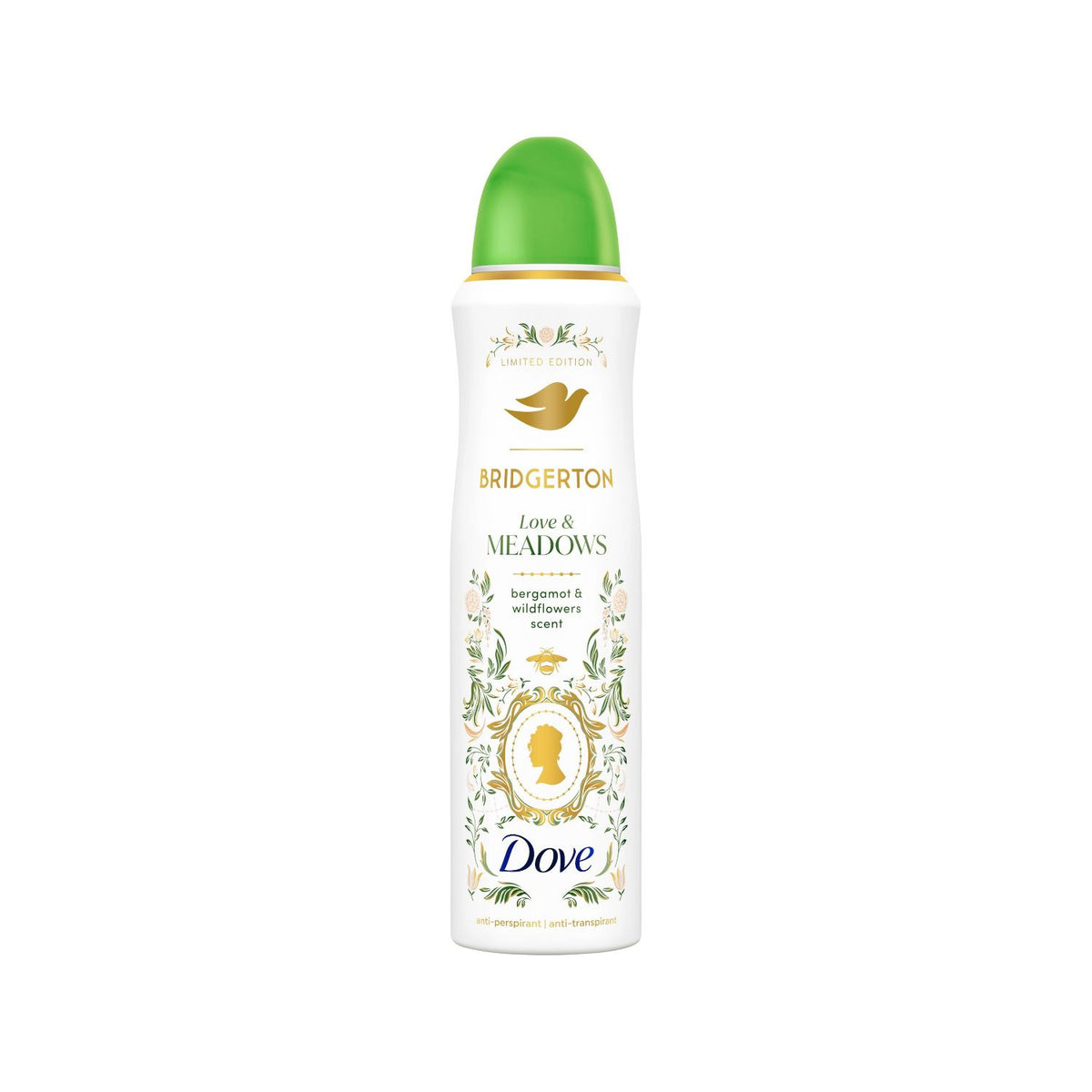 Dove antiperspirant Love & Meadows 150ml, UK version