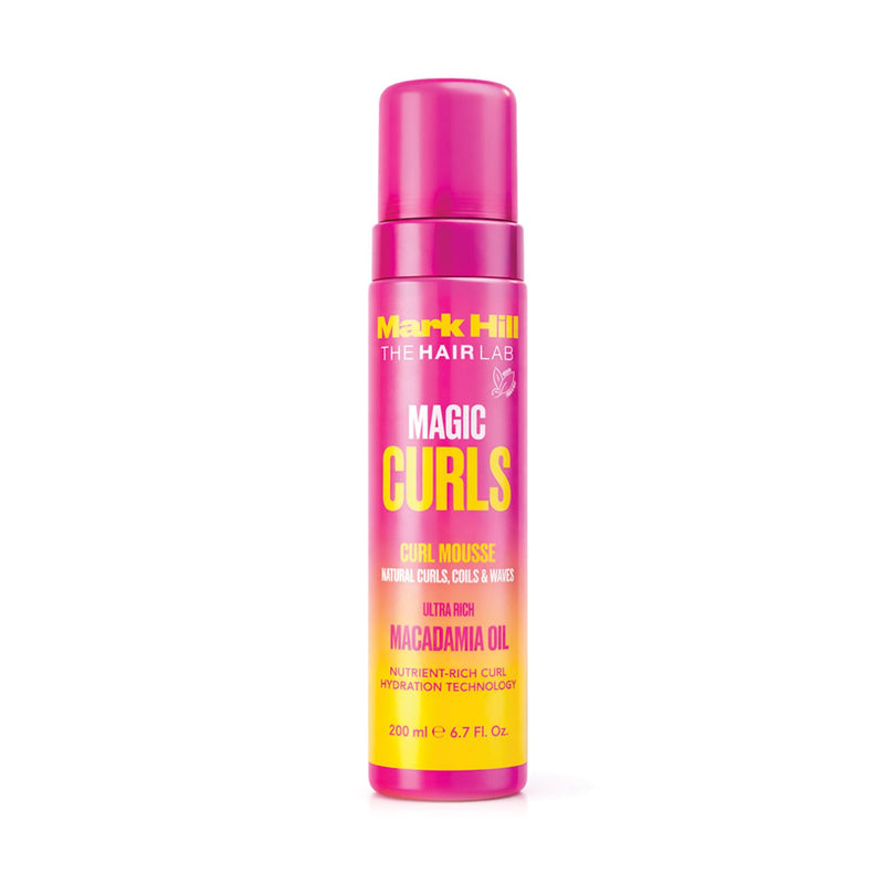Mark Hill Magic Curls hair mousse 200ml, imported from the UK