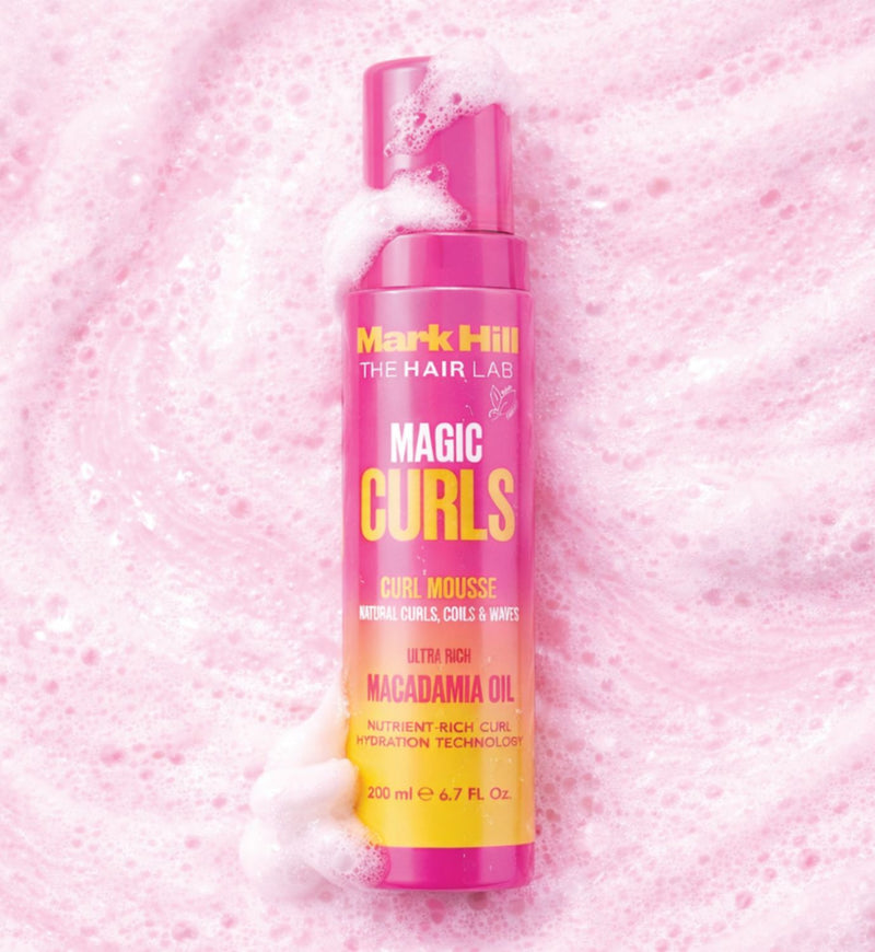 Mark Hill Magic Curls hair mousse 200ml, imported from the UK