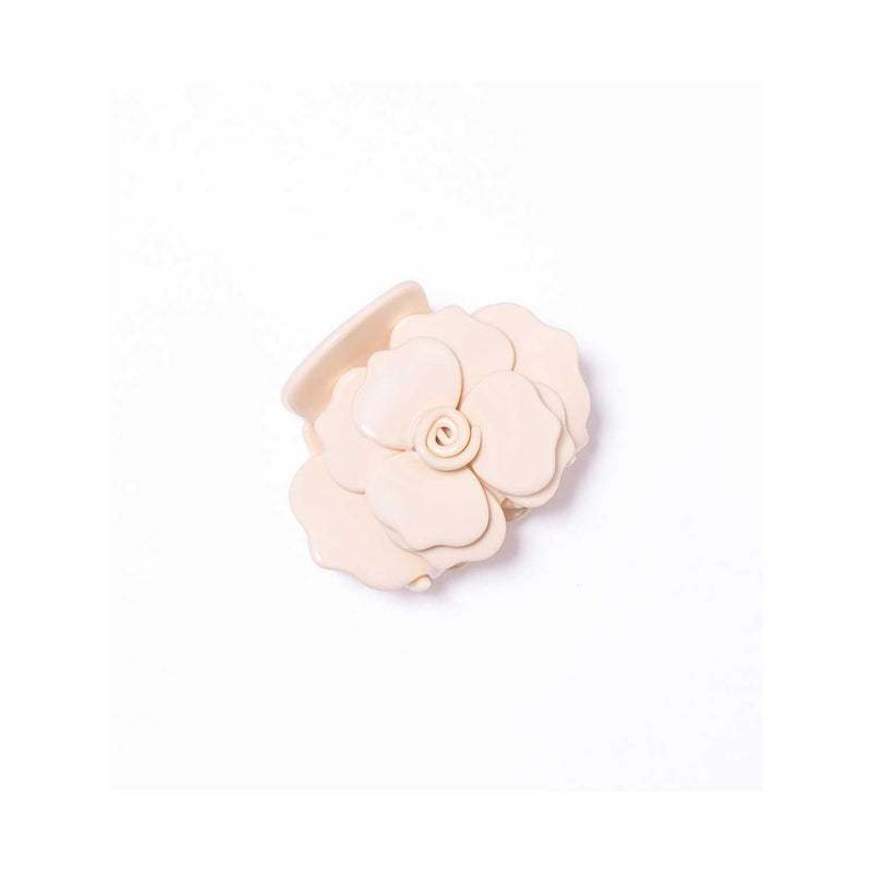 Silkie Camellia Claw Clip Meringue (British brand)