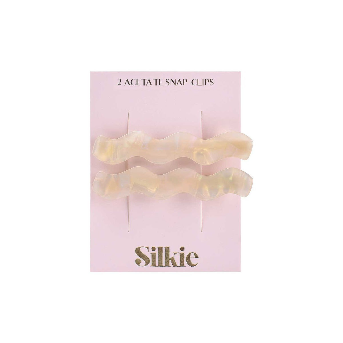 Silkie wave snap clips opal (British brand)