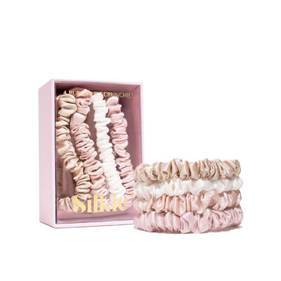 Boots Silkie 100% Mulberry Silk Hair Scrunchies Nudes 4 Pack- Buy online at McGrocer