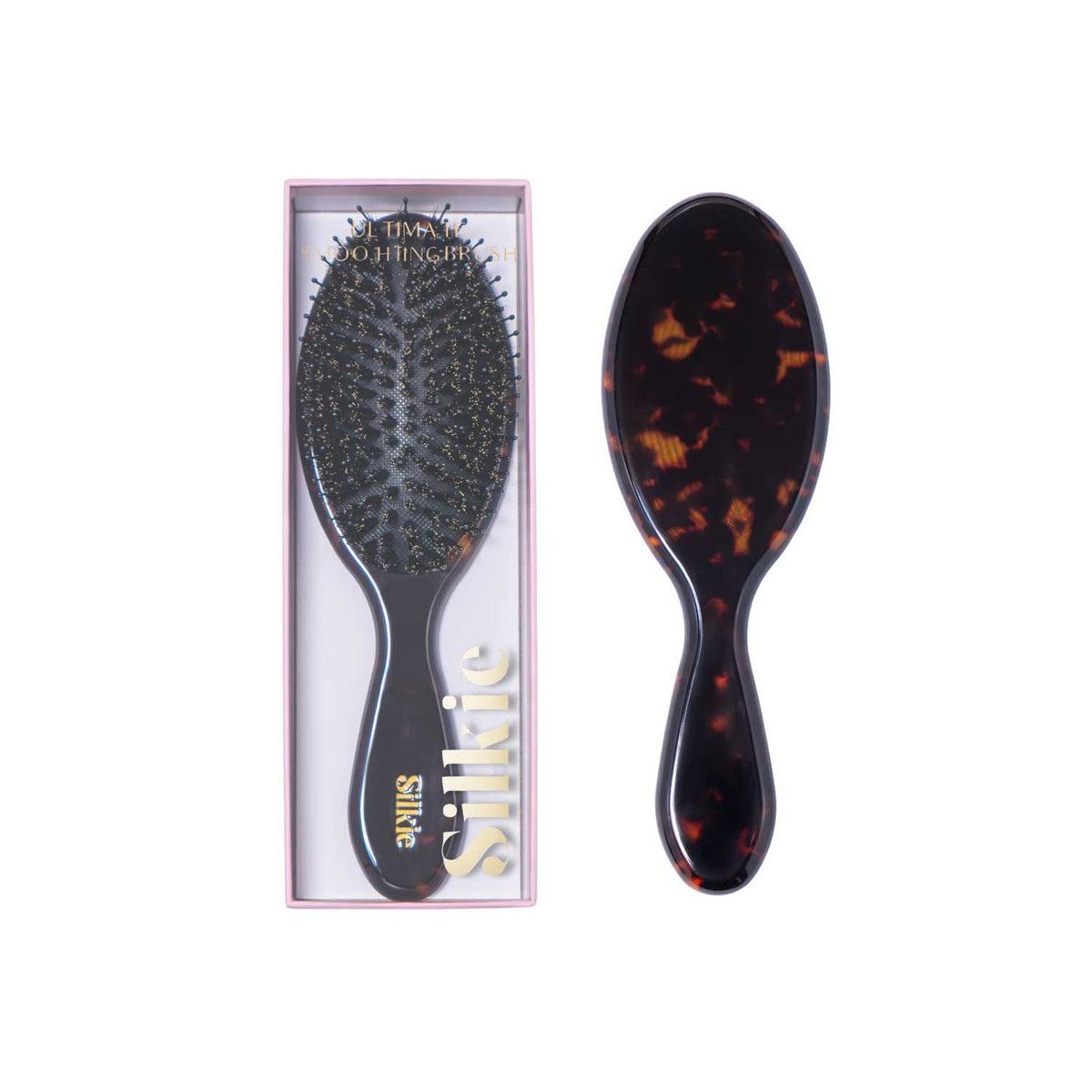 Silkie boar bristle smoothing hair brush, UK version