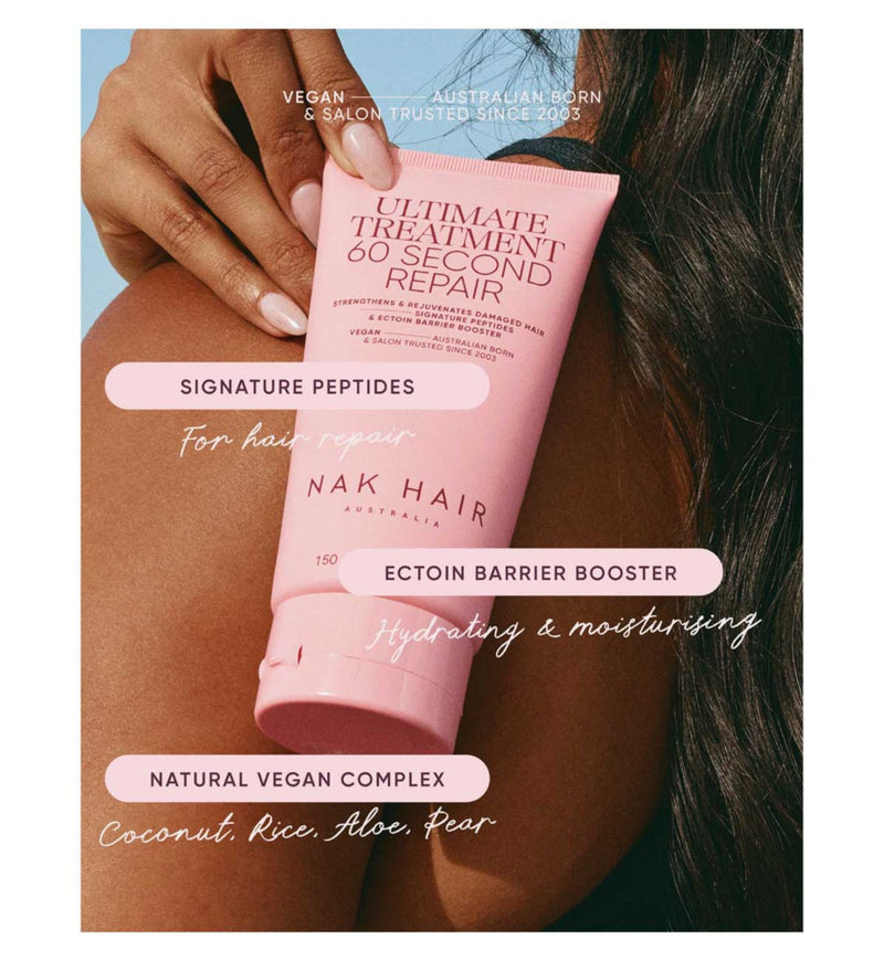 NAK hair treatment 60 Second Repair 150ml, UK version