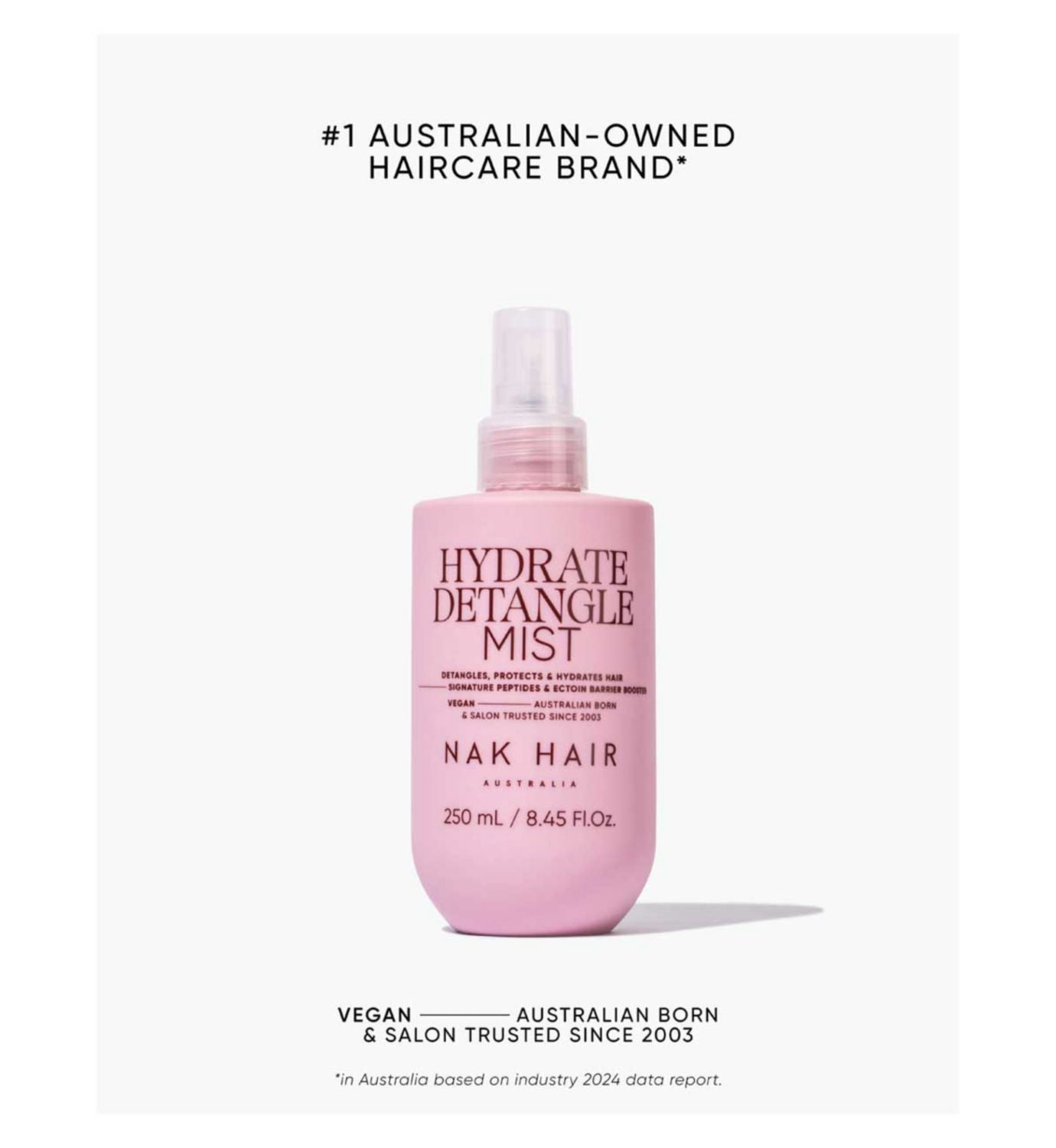 NAK Hydrate Detangle Mist 250ml, UK version