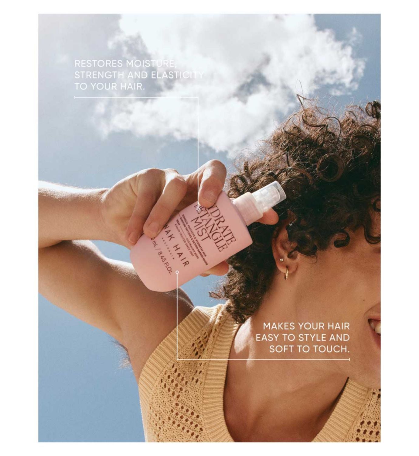 NAK Hydrate Detangle Mist 250ml, UK version