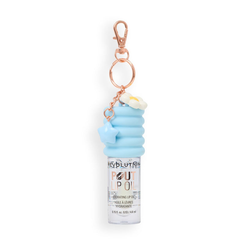 Revolution Lip Oil Lychee Clear 4.6ml, imported from the UK