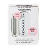 Revolution translucent setting powder with pop grip and case 5g (British brand)
