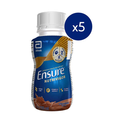 Boots Ensure NutriVigor Chocolate Ready-to-Drink Shake 220ml (Pack of 5)- Buy online at McGrocer