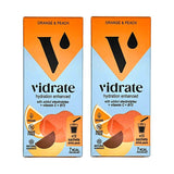 ViDrate Orange & Peach hydration sachets 24 sachets (British brand)