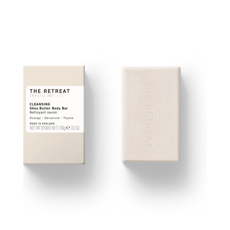 THE RETREAT shea butter cleansing bar soap 100g, UK version
