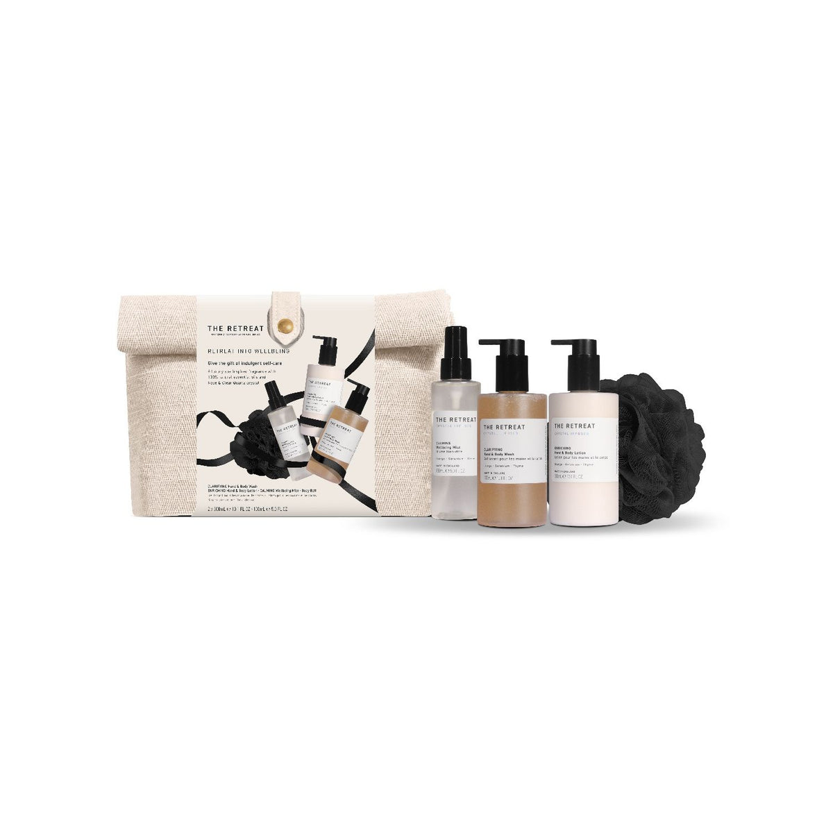 The Retreat wellbeing gift bag set - British product