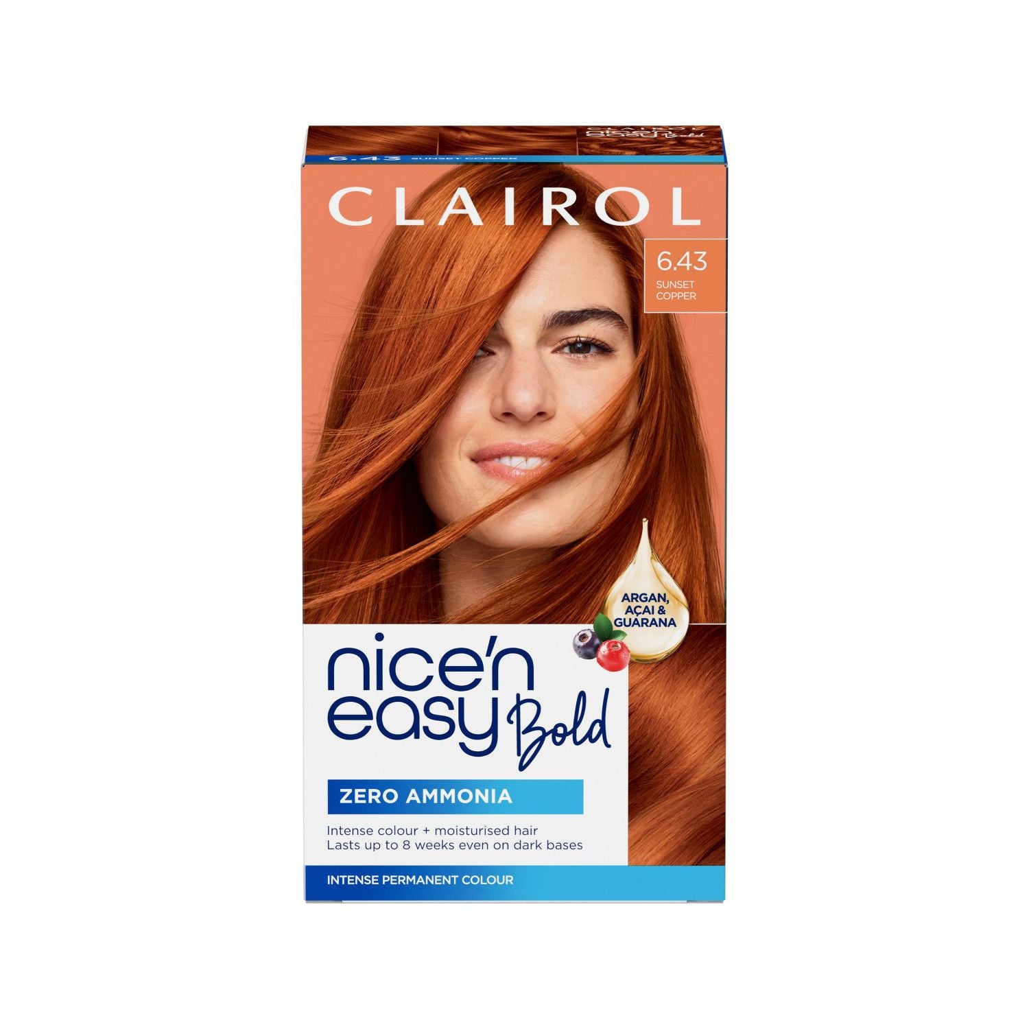 Clairol Nice'n Easy Bold Sunset Copper 164ml, UK version