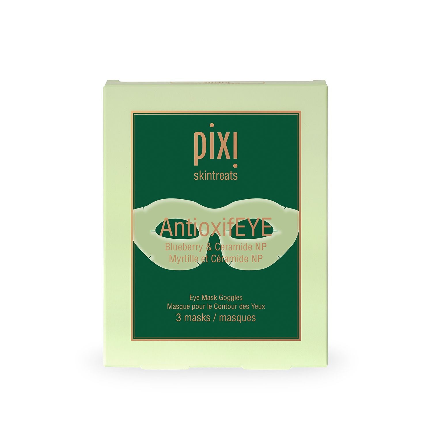 Pixi AntioxifEYE eye mask goggles 3 pack, imported from the UK