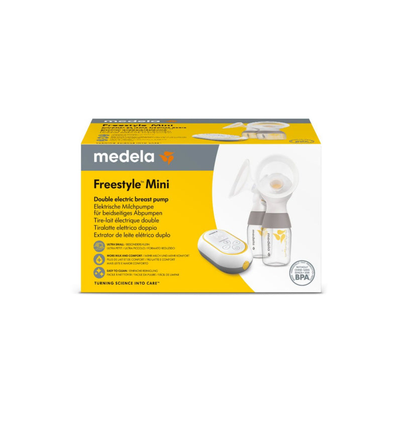 Medela Freestyle Mini Classic electric breast pump, imported from the UK