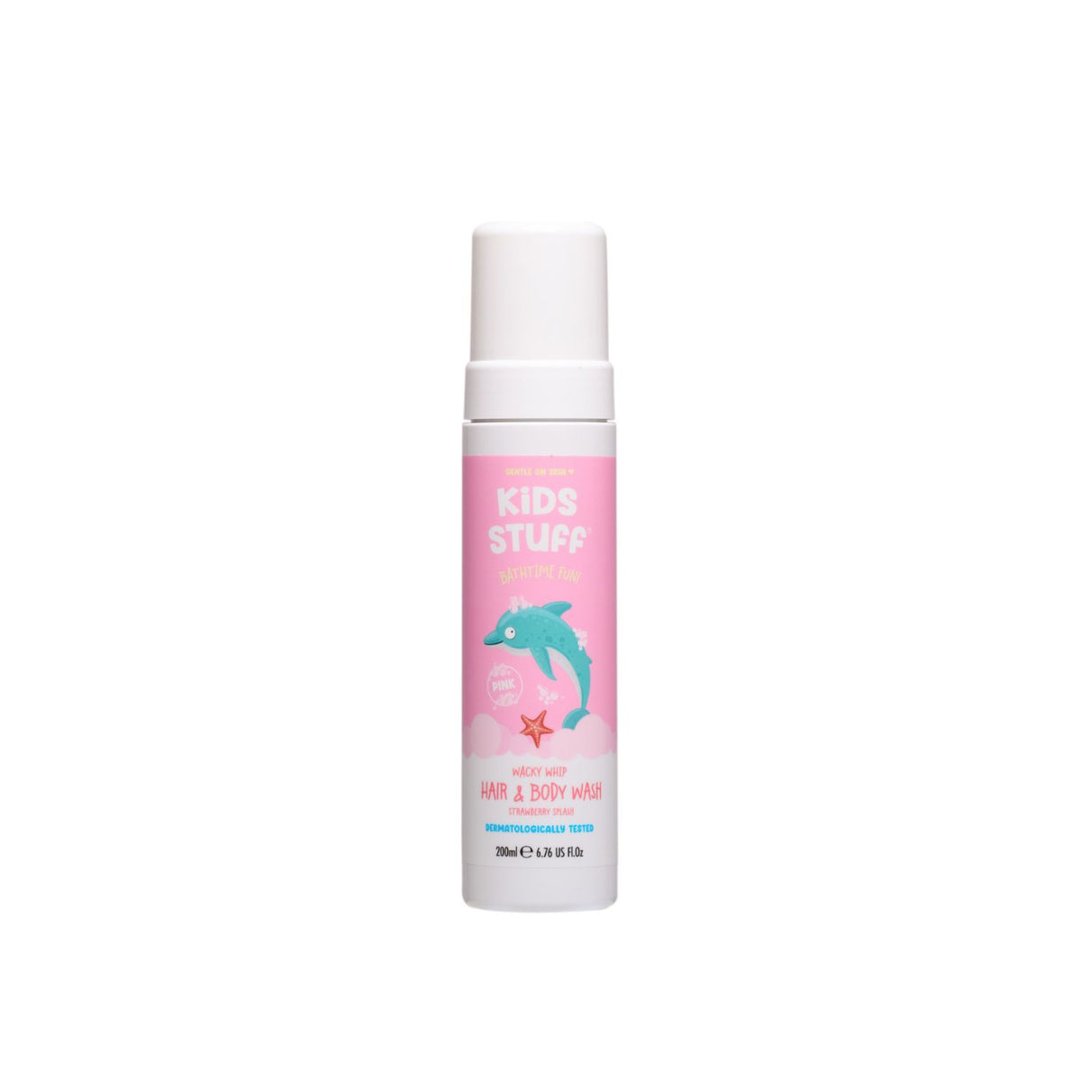 Kids Stuff Wacky Whip bodywash pink 200ml, UK version