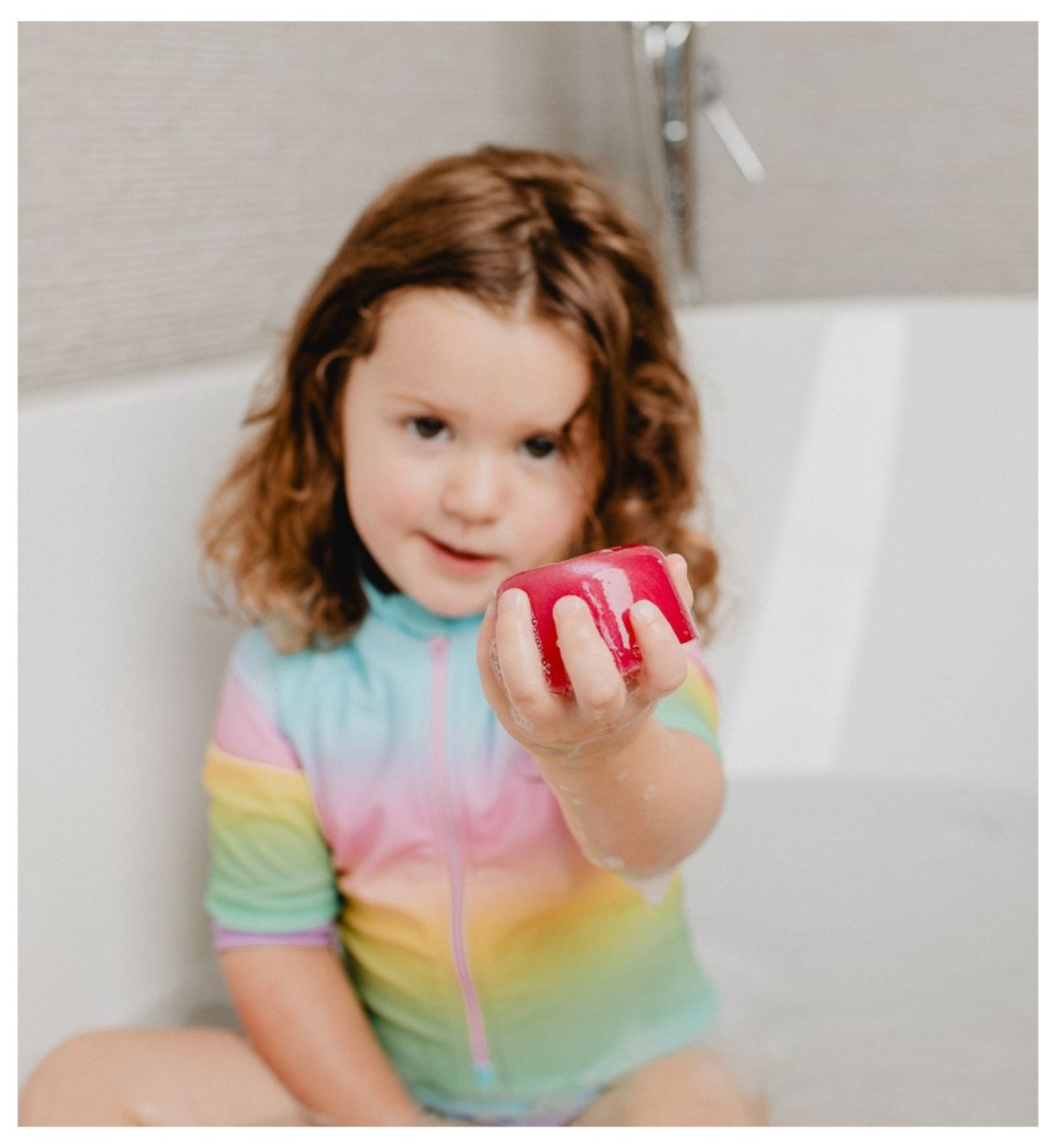 Kids Stuff Wobbly Wash pink 100g, UK version