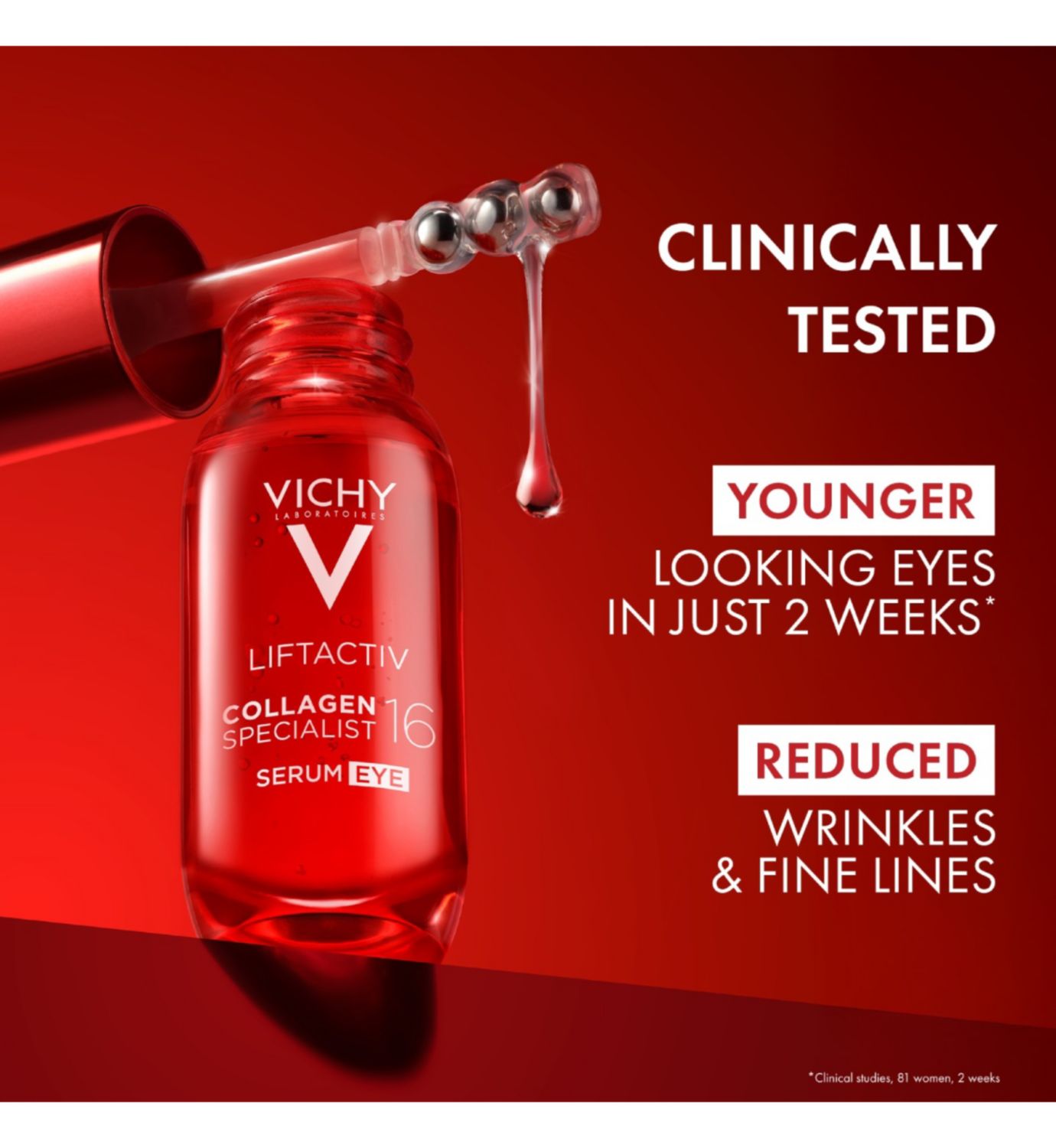 Vichy Liftactiv eye serum 15ml, imported from the UK